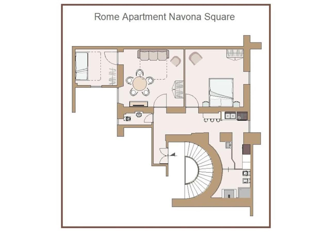 Navona Love Apartment Rzym Zewnętrze zdjęcie